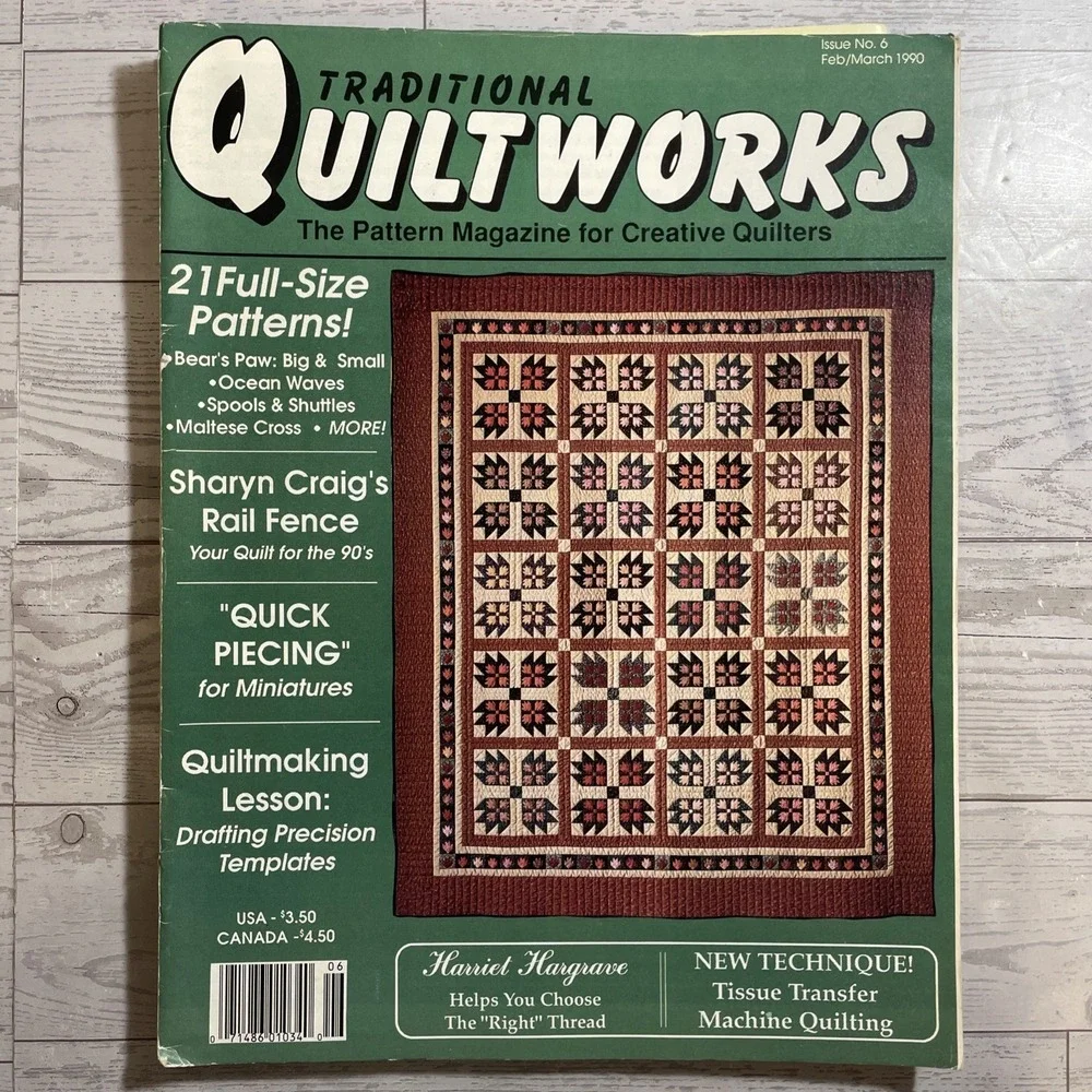 Vintage‎ 1990's Lot Of 4 Quilting Pattern Magazines Baby Christmas Butterfly